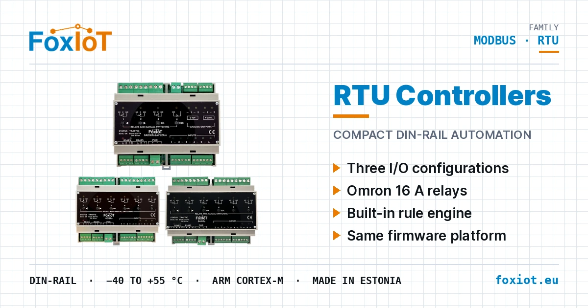 Foxiot Modbus RTU Controllers — Smart Standalone Automation | FoxIoT