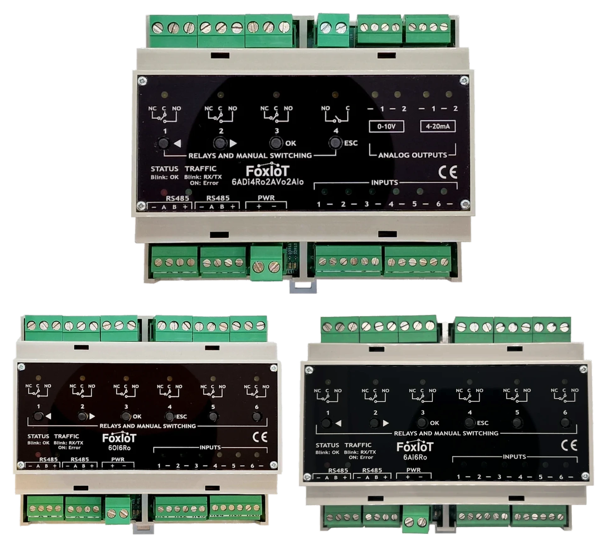 RTU Controllers family — Modbus RTU automation