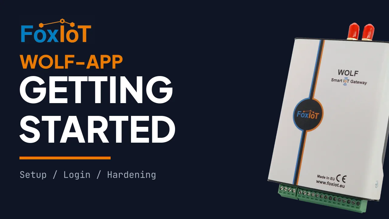 Getting Started with Wolf-App — Wolf Gateway setup and hardening